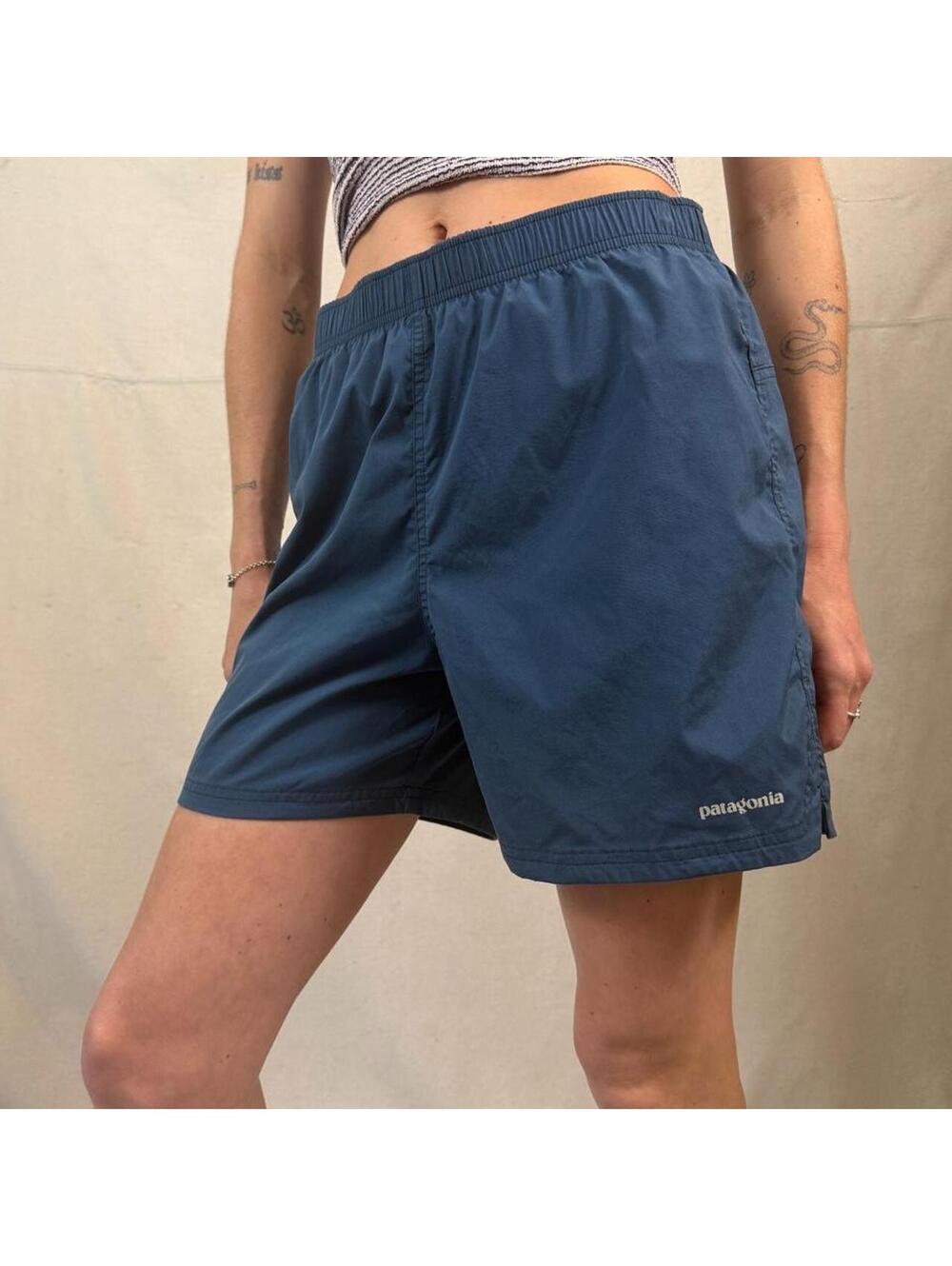 Patagonia Blue Running Shorts